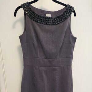 Charcoal grey H&M sheath dress Sz 8
